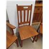 Image 5 : 4 Vintage Antique Mission Oak Chairs in original condition but are in need of re-gluing