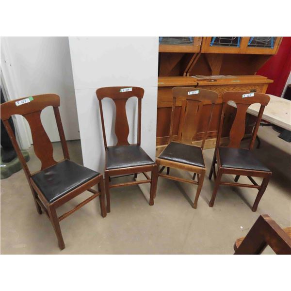 4 Vintage Antique Chairs purchased over 100 years ago.  They are in their original 