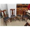 Image 1 : 4 Vintage Antique Chairs purchased over 100 years ago.  They are in their original 