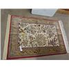 Image 1 : Vintage Tree of Life Tapestry that hangs on the wall -made in Turkey probably in the