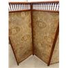 Image 5 : Vintage Antique Small Room Divider with Arts & crafts fabric.  48”x54”  The upholstery