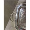 Image 4 : Vintage Antique Silver Tray in very good condition for its age.  It shines up really well. 