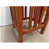 Image 5 : Vintage Mission Style Plant Stand -original condition, about 12” square x about 24” tall.