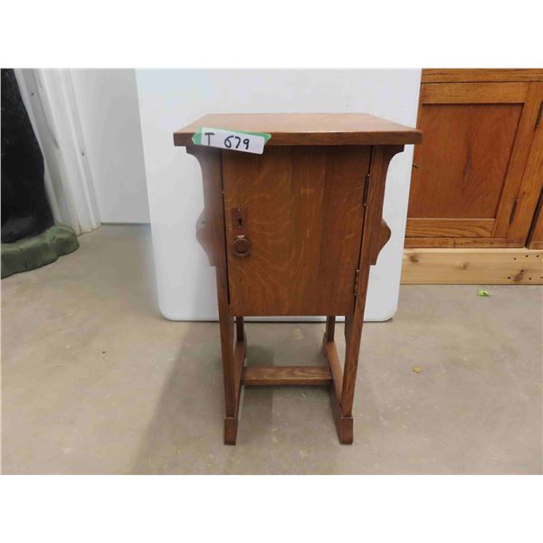 Vintage Antique Smokers Stand - mission oak style, refinished and looks great!  It is 