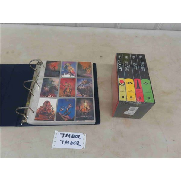 Binder with Boris Vallejo Fantasy Cards - 200 ++ & Lord of The Rings 4 Vol. Sealed