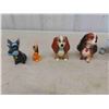 Image 2 : Walt Disney Assorted Porcelain Figurines ; Lady + Tramp, Pluto, Other Dogs