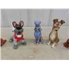 Image 3 : Walt Disney Assorted Porcelain Figurines ; Lady + Tramp, Pluto, Other Dogs