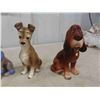Image 4 : Walt Disney Assorted Porcelain Figurines ; Lady + Tramp, Pluto, Other Dogs