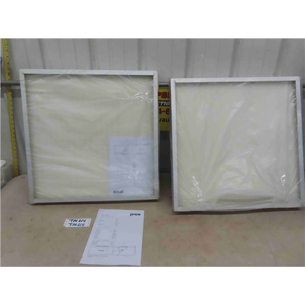 2 Price Model MP Hepa Filters 3" x 23.5" x 23.5" 