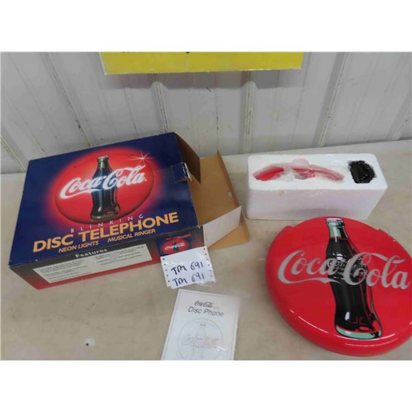 Coke Telephone with Box - New Old Stock