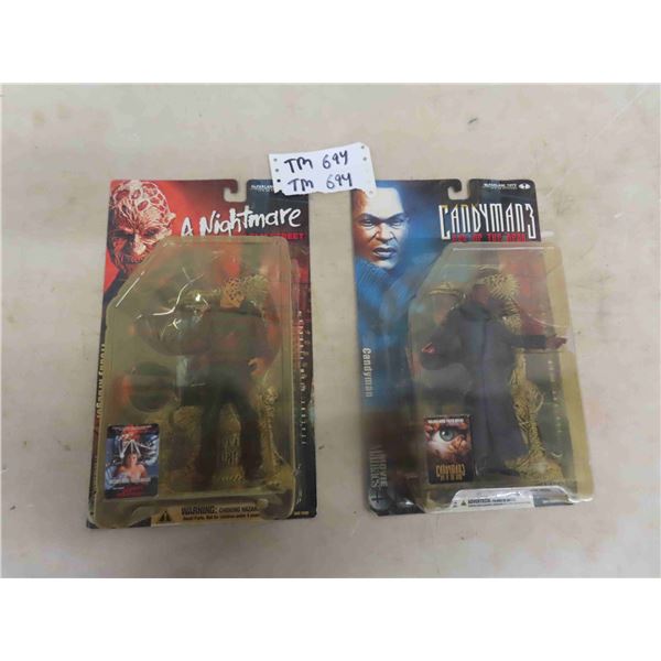 2 Figures in Packages ; Candy Man + Freddy Kruger