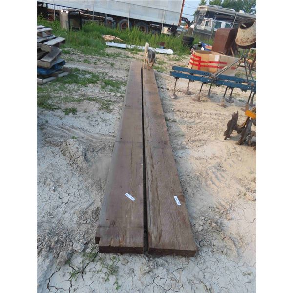 (2) 3'' x 12'' x 18' Red Wood Planks 