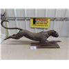 Image 1 : Metal Art Leaping Cheetah 43'' Long 
