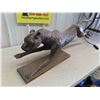 Image 5 : Metal Art Leaping Cheetah 43'' Long 