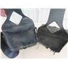 Image 4 : Pair of Black Leather Saddle Bags - All American Rider