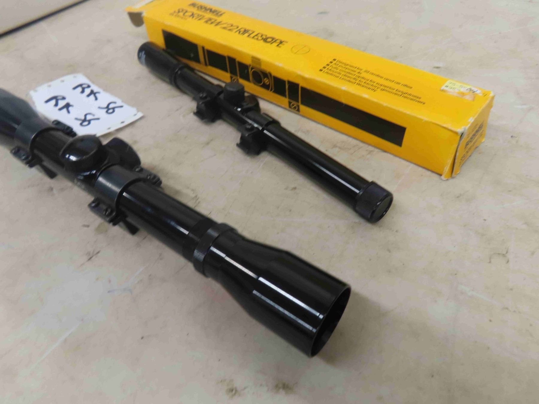 2 Scopes ; Bushnell Sportview Scope + Bushnell Sportview 4x15mm Scope