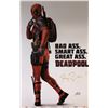 Image 1 : Deadpool Ryan Reynolds Signed Poster