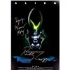 Image 1 : Sigourney Weaver Autograph Signed Alien Poster