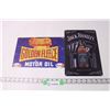 Image 1 : (2) Tin Signs - Jack Daniels Liquor and Golden Fleece Motor Oil