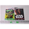 Image 1 : (2) Kids Temporary Tattoo Sets - TMNT, Star Wars (NIB)