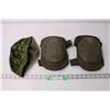 Image 1 : (2) Canadian Military Knee Pads and Field Wash Basin