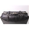 Image 2 : Black Leather Vintage Suitcase