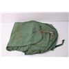 Image 2 : (3) Vintage Green Backpacks and Two Duffle Bags