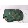 Image 6 : (3) Vintage Green Backpacks and Two Duffle Bags
