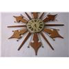 Image 3 : Vintage Wood and Metal Clock