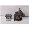 Image 2 : Metal Horse Head Lighter and Clock