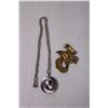 Image 2 : Vintage Pocket Watch and Brooch