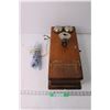 Image 1 : Vintage Wooden Telephone (Heavy)