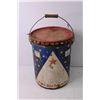 Image 3 : Vintage North Star Oil Tin Bucket