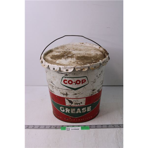 Vintage Co Op Grease Bucket