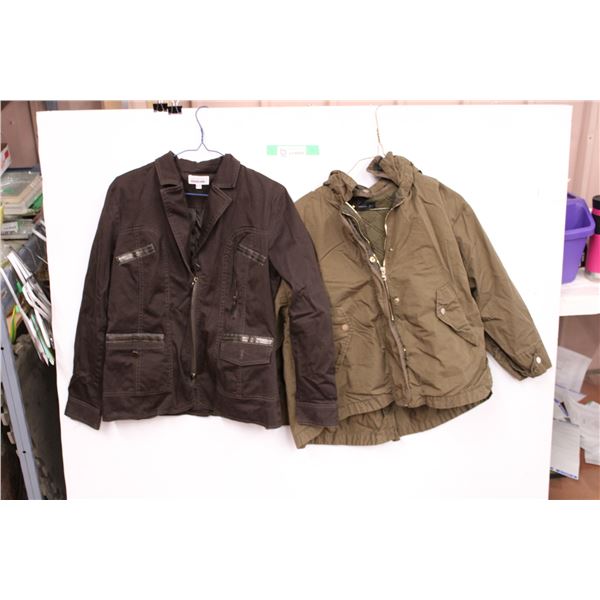 *(2) Women's Light Jackets - Size Small and Medium, Zara