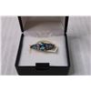 Image 2 : Glass Blue Topaz Ring