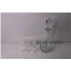 Image 2 : Glass Decanter and Glasses