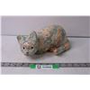 Image 1 : 1980s Floral Cat Figurine
