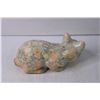 Image 3 : 1980s Floral Cat Figurine