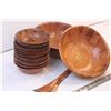 Image 3 : Godlend Wooden Bowl Set 22 pcs