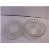 Image 3 : (2) Crystal serving bowls/plate combo