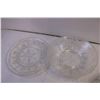 Image 4 : (2) Crystal serving bowls/plate combo