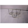 Image 3 : 14 Clear glass coffee mugs
