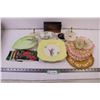 Image 1 : Candy Dishes/Colored table Doilies/Brush/Pen Holders/Prayer Hand Letter Holder
