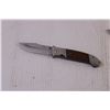 Image 4 : (2) pocket Knives-1 with motorcycle/1 wood look