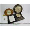 Image 1 : (3) Vintage Clocks (untested)