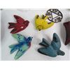 Image 2 : Ceramic Birds - Metal Trays - Misc. Dish Ware