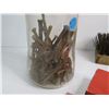Image 8 : Square Nails Assorted Sizes - Vehicle Clock - Torch Tips - Vintage Caps - Misc. Items