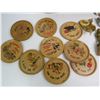 Image 2 : Vintage Wooden Coasters - Assorted Bottle Stopper/Cork