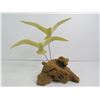 Image 5 : Seagull Art - Plastic Birds on Driftwood by John Perry
